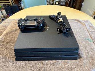 Sony PlayStation 4 Pro 1TB Console (Model CUH-7015B) Bundle Up for sale is a tested and fully functional Sony PlayStation 4 Pro 1TB console in Jet B