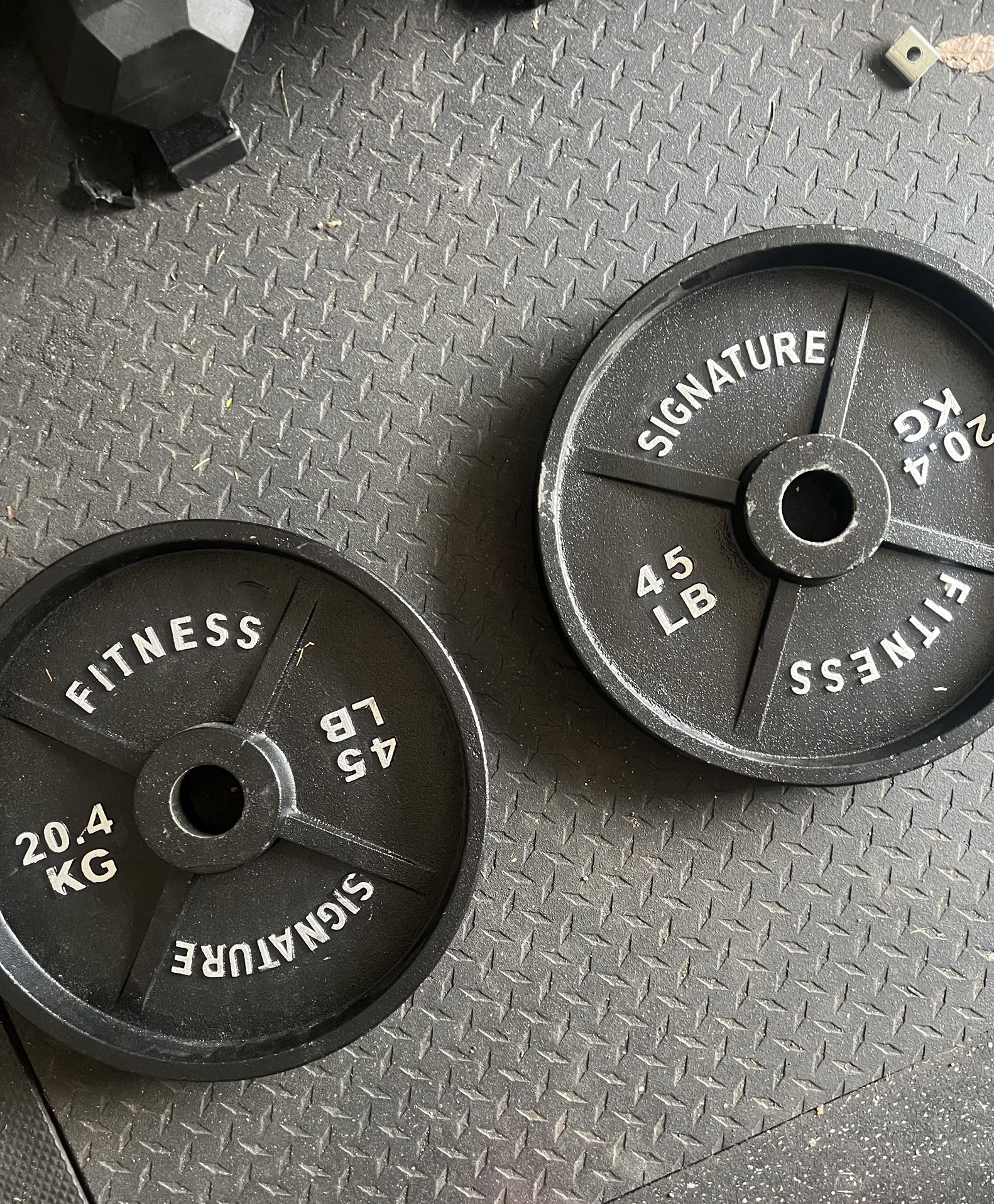 2 Inch Olympic Pair Of 45lb Plates