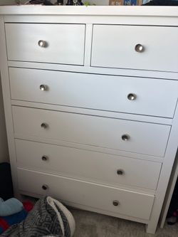 Living spaces white dresser