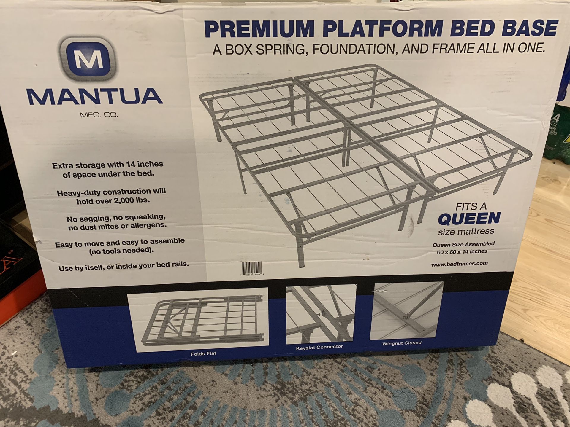 Platform Queen bed frame