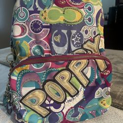 AUTHENTIC COACH MULTICOLOR BACKPACK