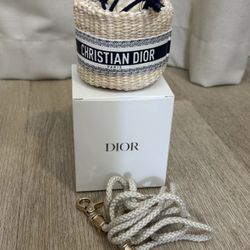 Dior Basket Pouch Shoulder Bag Limited Edition Novelty 7cm