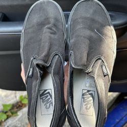 Vans Classic Black Slip On, 7 Men