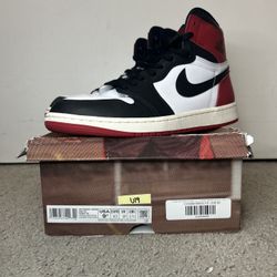 VNDS JORDAN 1 BLACK TOE SIZE 9.5