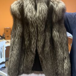 Fur Fox Coat Vest 