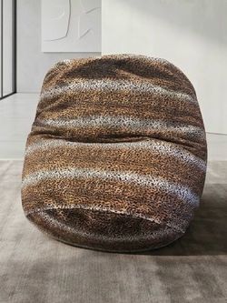 Leopard Print Bean Bag Chair