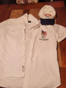polo bear shirt and USA polo hat