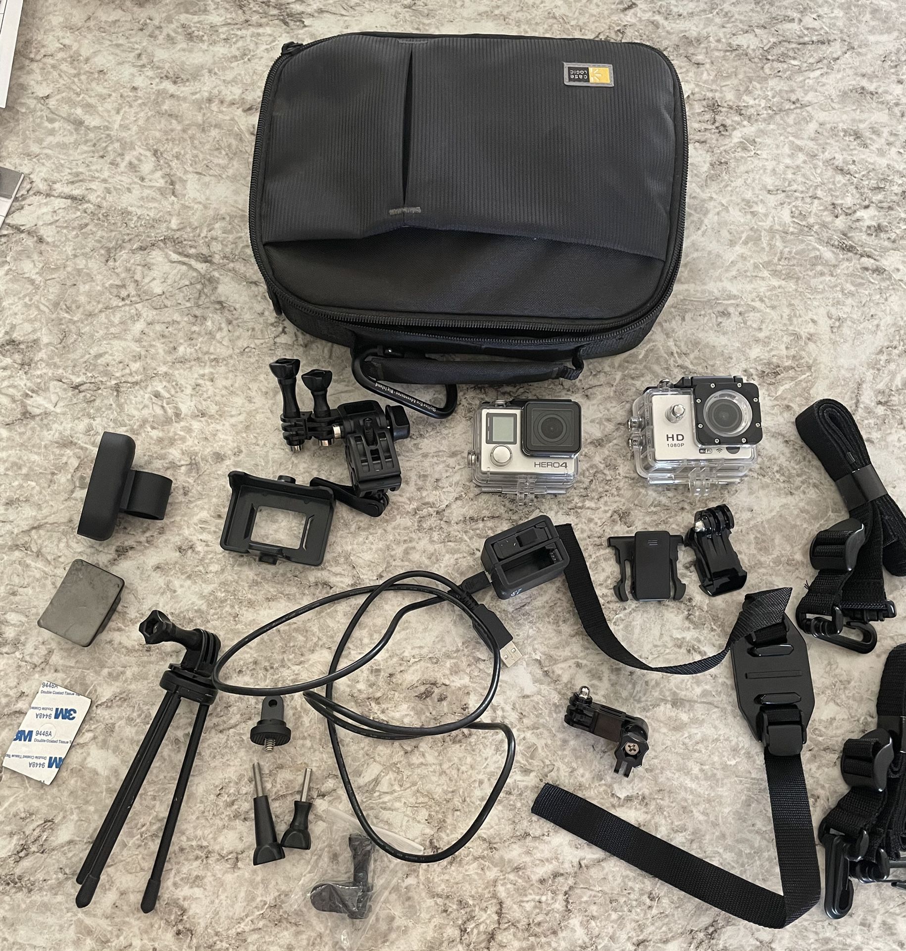 Go Pro Hero silver, Additional Camera, Cases, and Acessories 