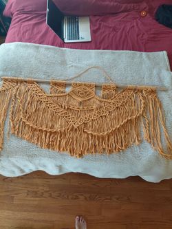 Handmade macrame wall hanging