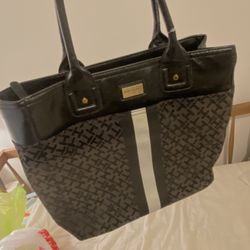 Tommy Hilfiger Black Monogram Purse