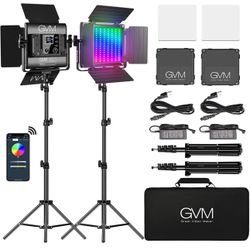 VM RGB LED Panel Video Light, Photography Lighting with APP Control