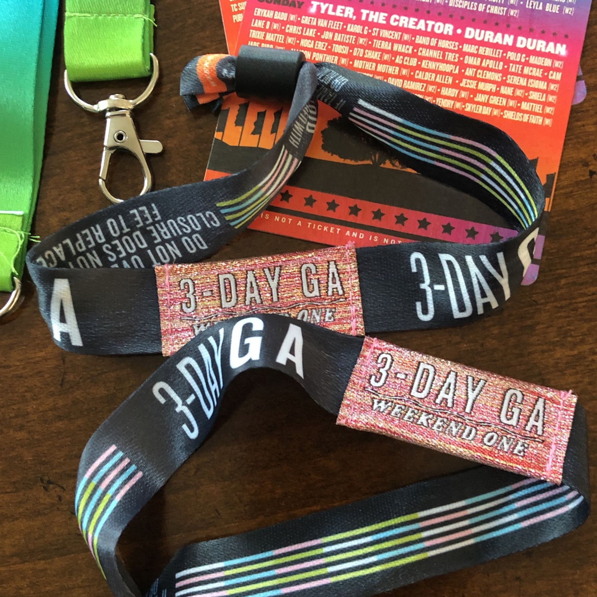 1 ACL Fest Wkend 1,   3-day Wristband 