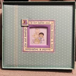 Large Baby Keepsake Scrapbook Keepsake Kit w/ Extras