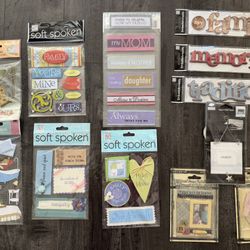 Rare New Family Mom Scrapbook Embellishments $38