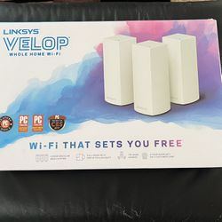 Linksys Velop Tri-Band Routers  - NIB - 3 Pack