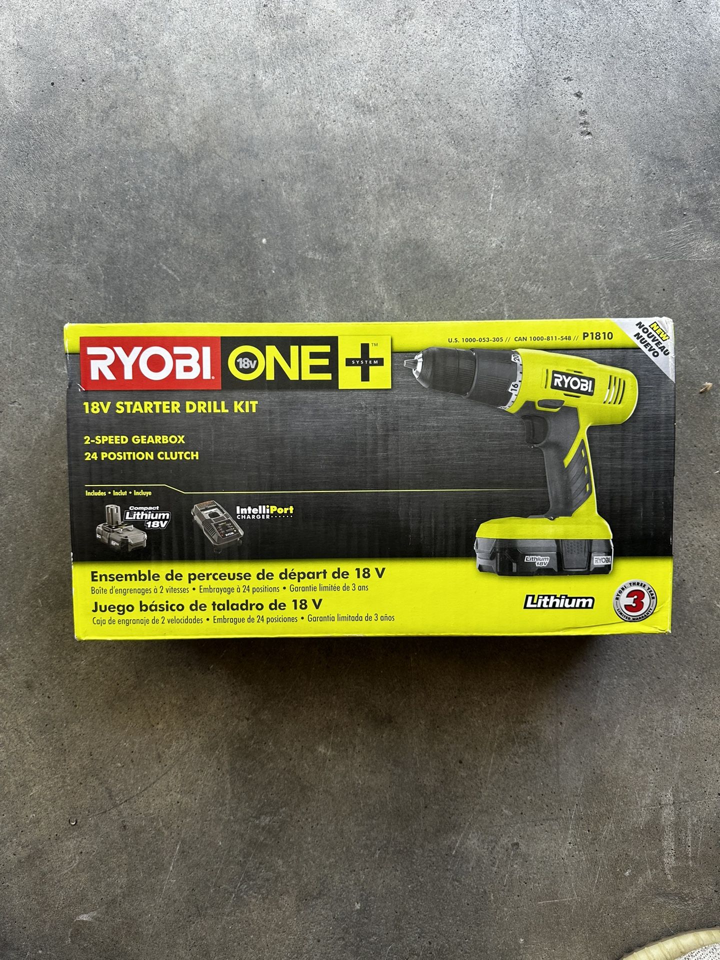 Ryobi Drill Set