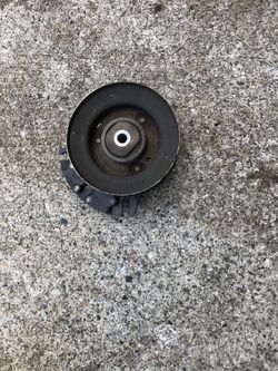 Electric PTO clutch for riding mowers