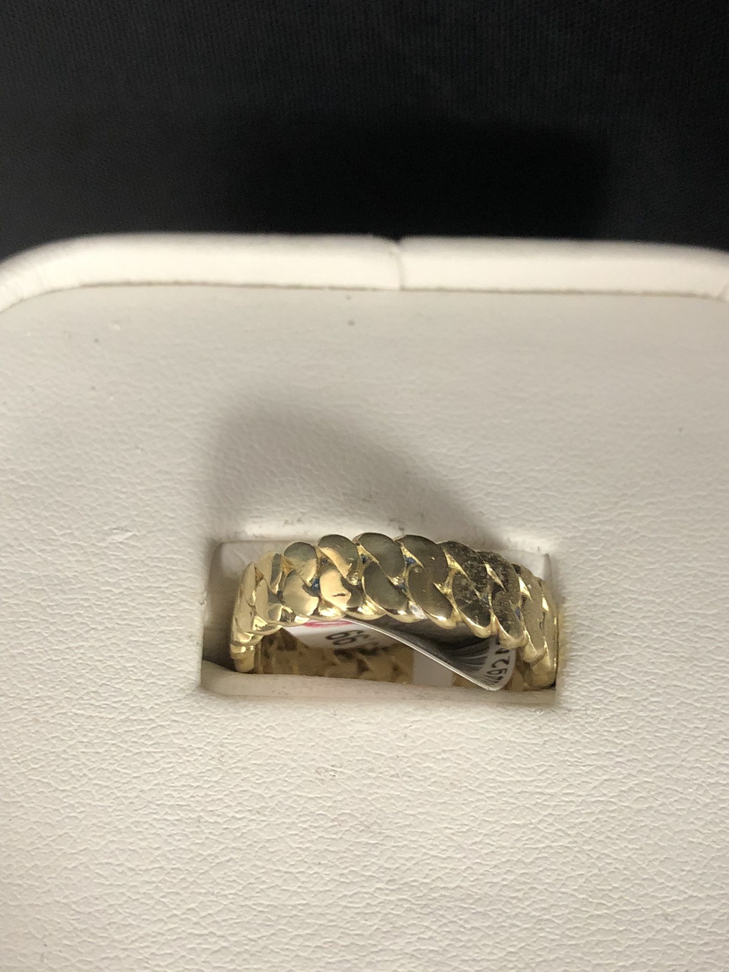 14k Y/G Wedding Band 7.0 Grams Size 9