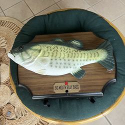 Big Mouth Billy Bass Singing Animated Fish 1999 Gemmy TESTED WORKS 