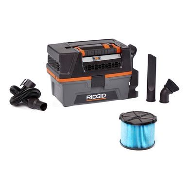 3 Gallon 18-Volt Cordless Handheld NXT Wet/Dry Shop Vacuum (Tool Only) with Filter, Expandable Hose and Accessories HD0318