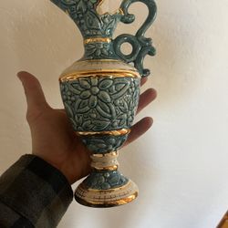 Vintage Hand Painted Pitcher 