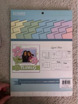 Used scrapbook craft paper