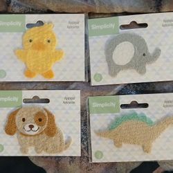 Baby Animal Iron On Applique/Patches