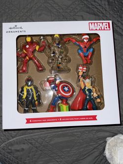 Hallmark Marvel Ornaments 6 Pcs 