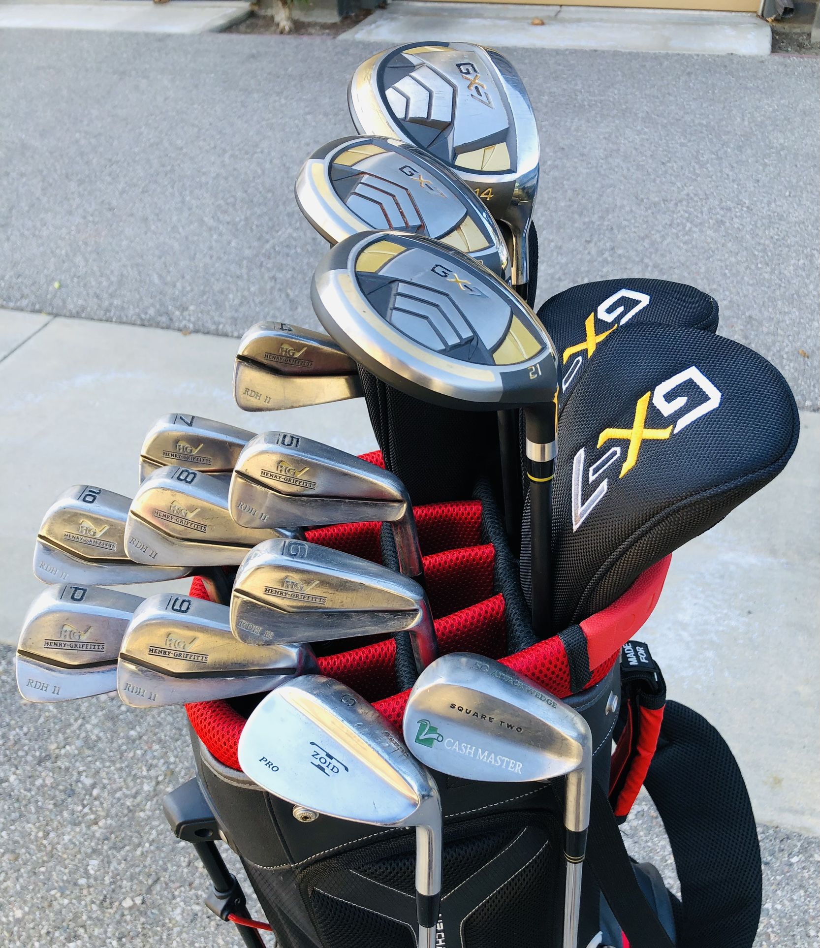 Men’s Golf set irons 4-PW, GW with Driver