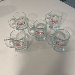  Vintage Coors Mugs 