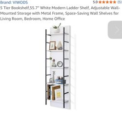5 Tier Bookshelf New In Box 