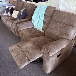 Sofa And Loveseat With Recliners 