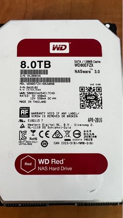 WD Red WD80EFZX-68UW8N0 8TB NASware 3.0