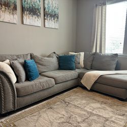 Gray Modern Sectional 