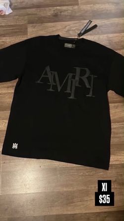 Amiri shirt , black logo, size XL fits like L