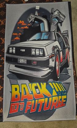 Back to the Future rug
