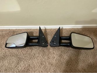 Factory OEM 2000-2006 Chevy Silverado GMC Sierra Manual Tow Mirrors