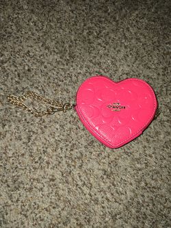 Coach Heart Coin Purse