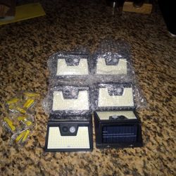 Six Solar Wall Light Batchq