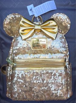 Disney Gold Minnie loungefly Brand new