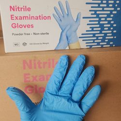 Blue Nitrile gloves
