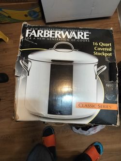 Farberware 16 Quart Covered Stockpot New