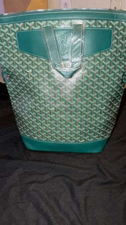 Green Goyard Cisaplin Backpack