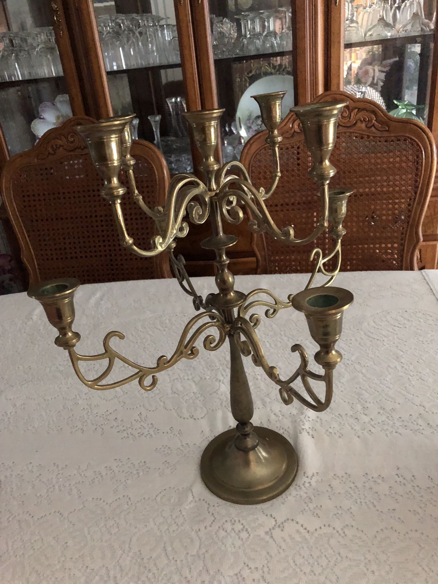 Candelabra solid brass