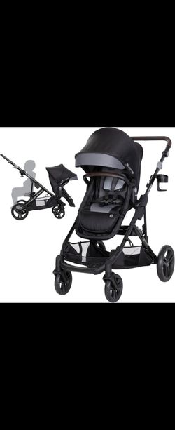 Baby Trend Morph Single to Double Modular Stroller, Dash Black