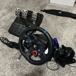 logitech steering wheel w/ shiftter