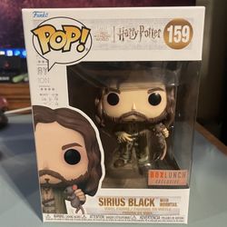 Funko Pop Wizarding World Of Harry Potter #159 Sirius Black With Wormtail Boxlunch Exclusive