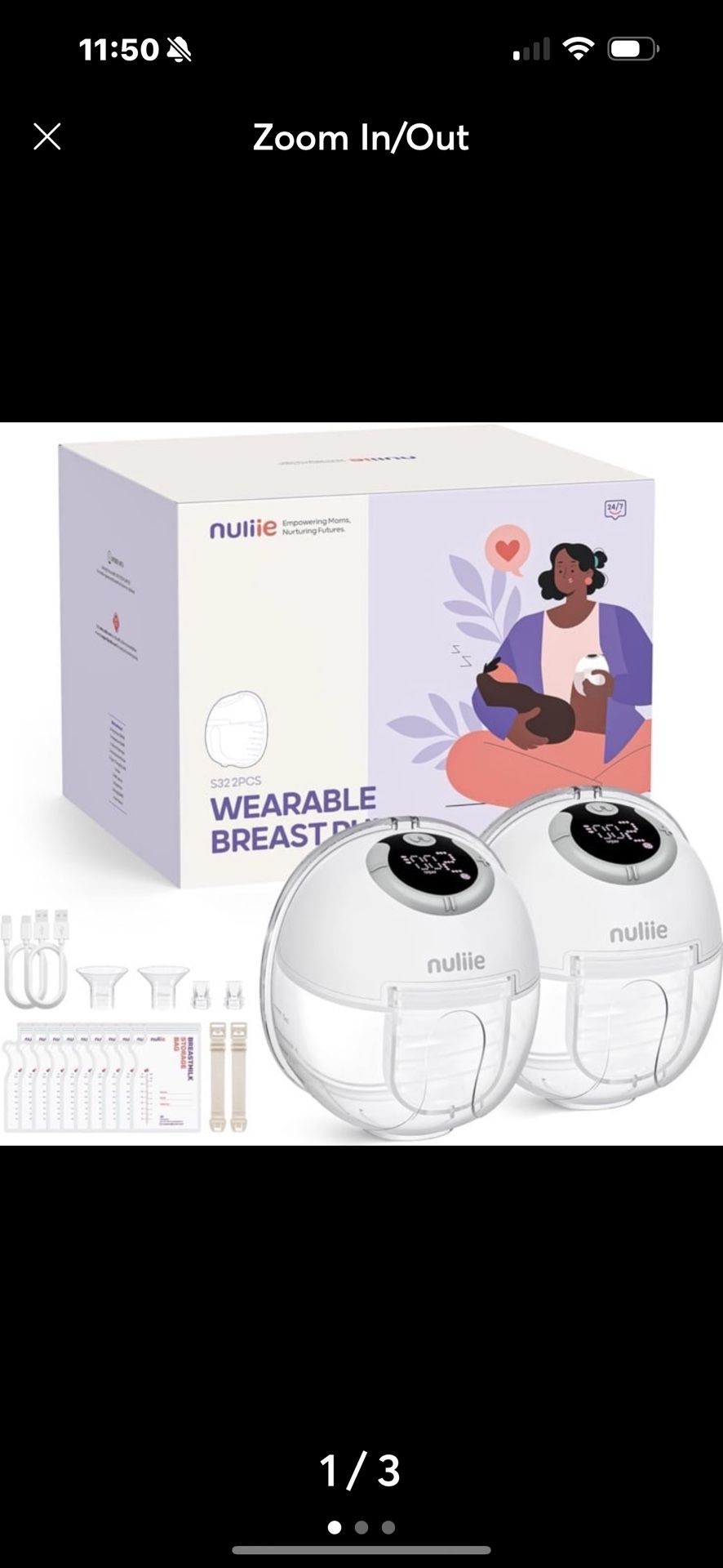 Nuliie Hands-Free Breast Pump