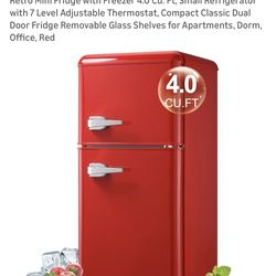 RED RETRO STYLE FRIDE