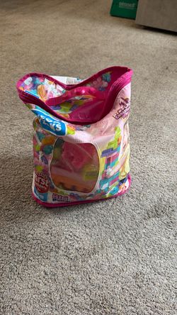Mega Bloks First Builders Big Building Bag Pink